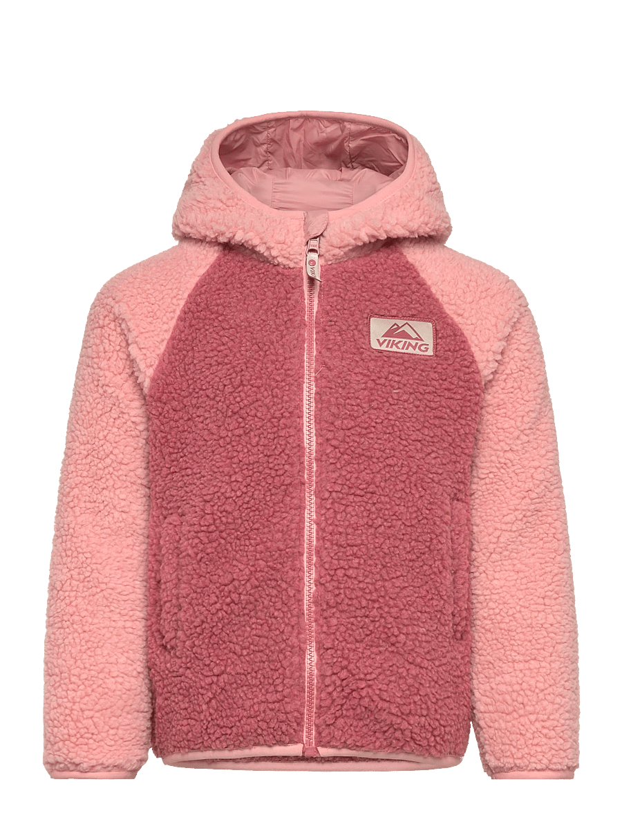 Viking - Play Reversible Pile Jacket - jakas ar siltu oderi - pink - 0
