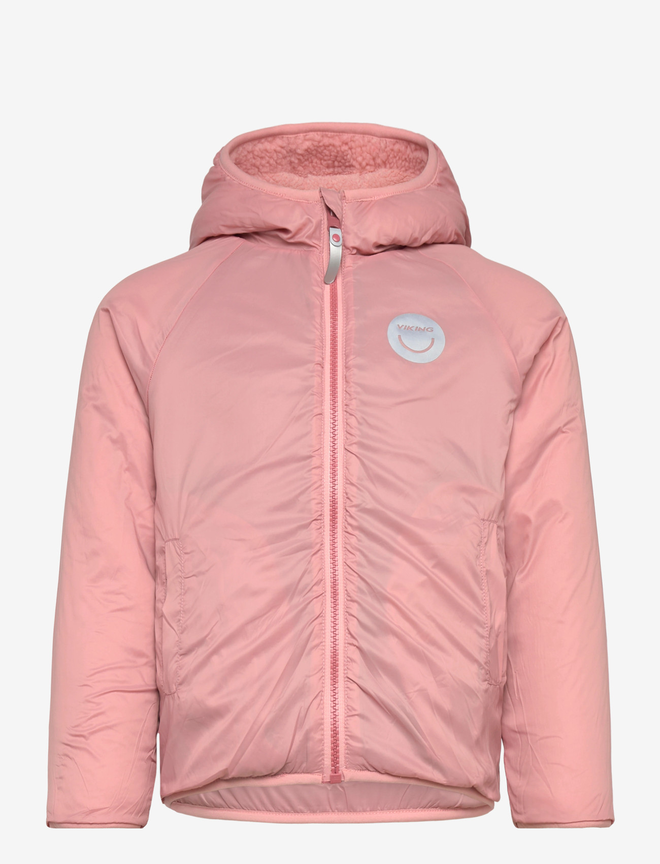 Viking - Play Reversible Pile Jacket - efterårsjakker - pink - 2