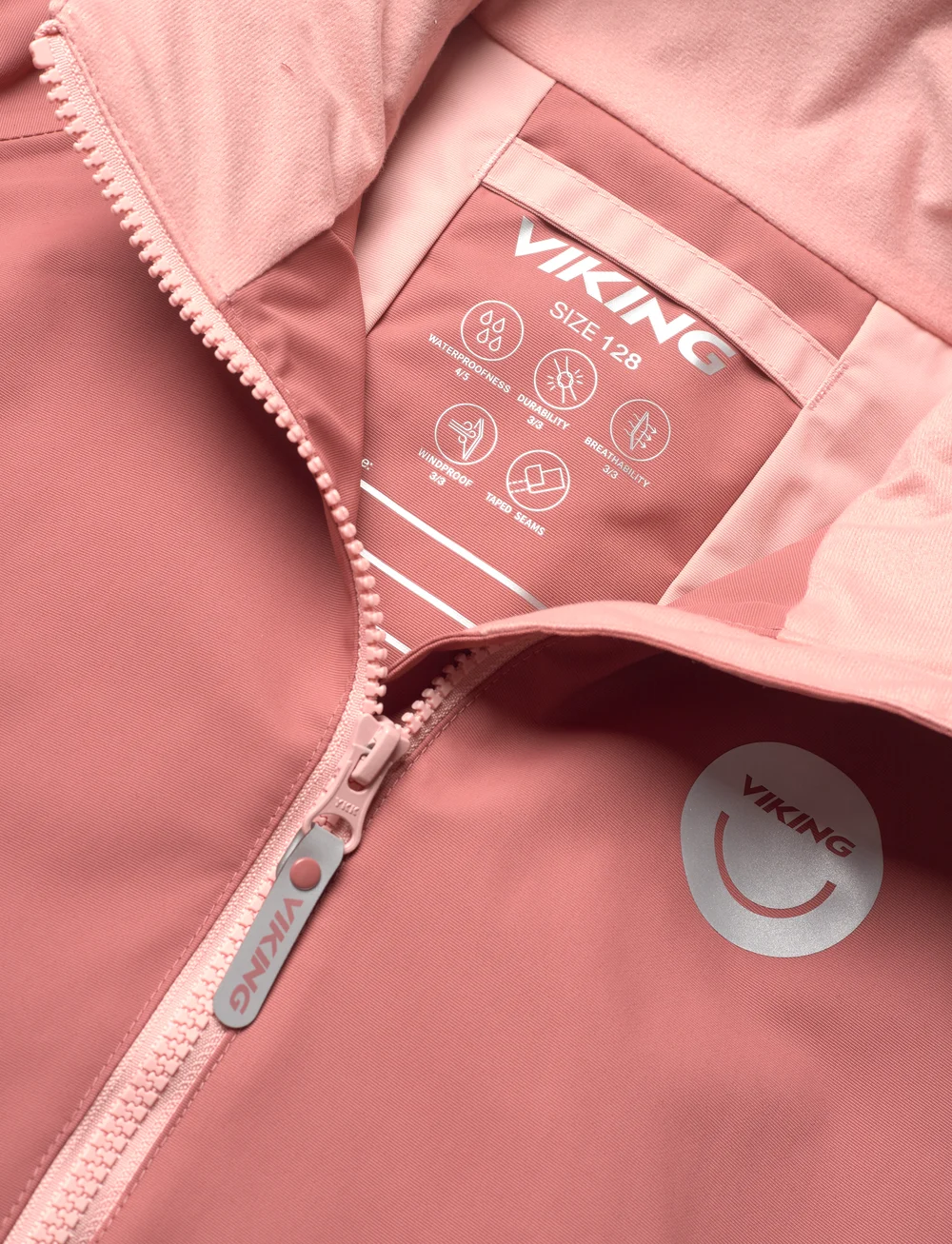 Viking - Play Jacket Spring Waterproof - shell- & regenjacken - pink - 2