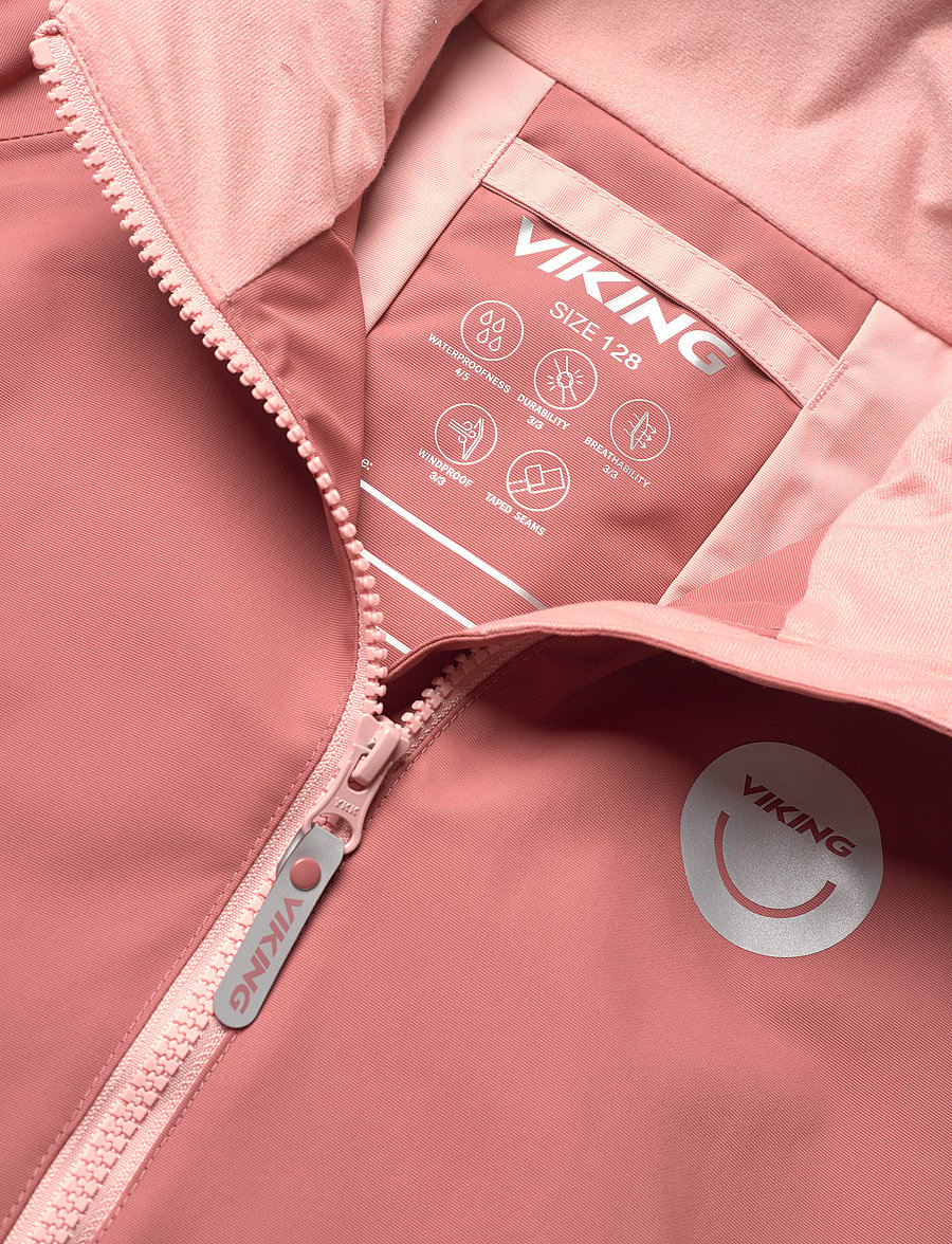 Viking - Play Jacket Spring Waterproof - shell- & regenjacken - pink - 2