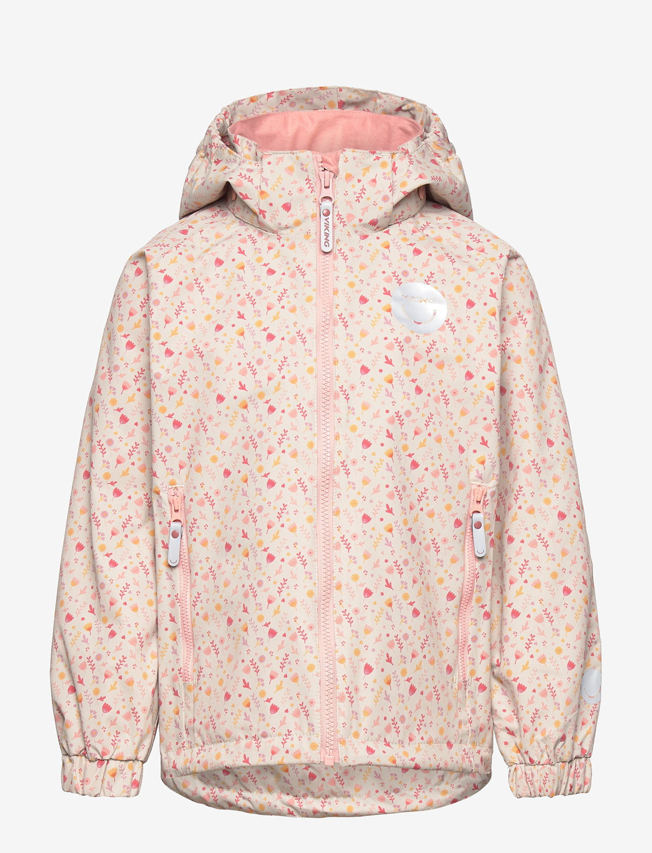 Viking - Play Jacket Spring WP printed - rain coats - light pink - 0
