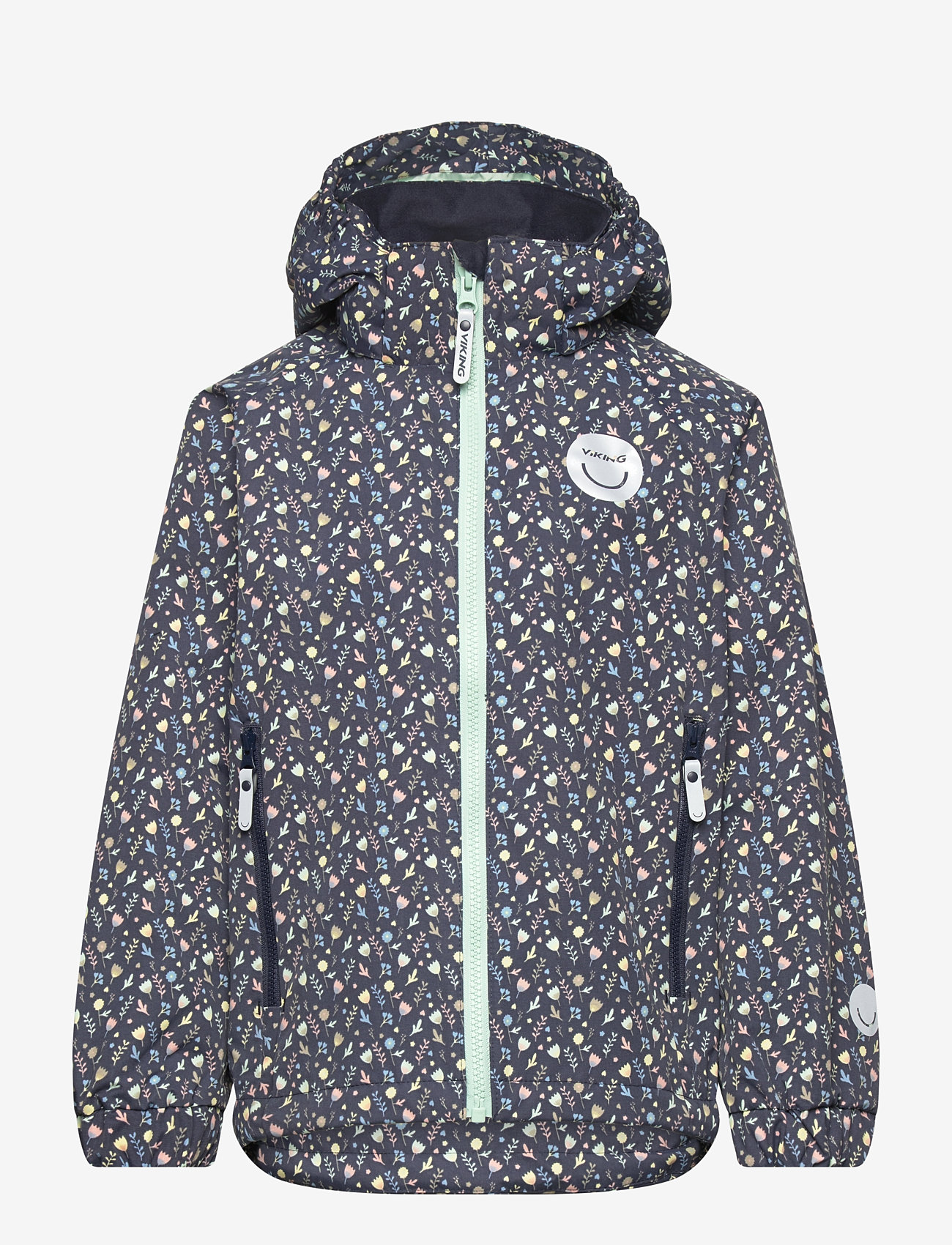 Viking - Play Jacket Spring WP printed - shell- & regnjakker - navy - 0