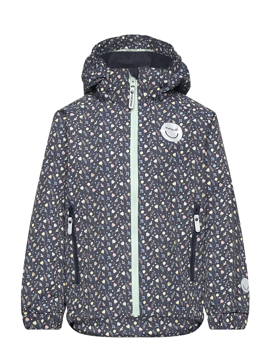 Viking - Play Jacket Spring WP printed - tuule- ja vihmajakid - navy - 0