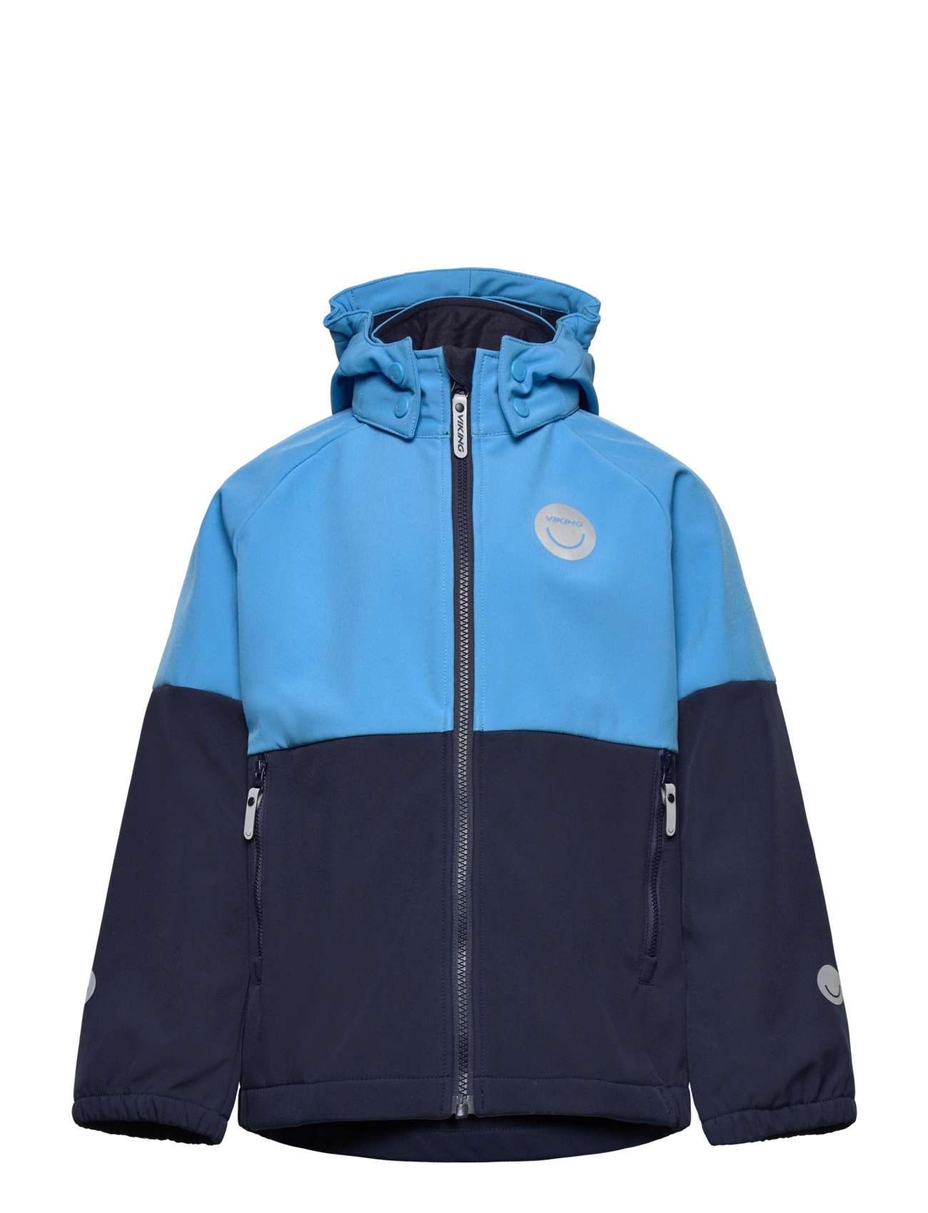 Viking Play Softshell Jacket, 110, Softshells, Blau - Jackets, Kinder