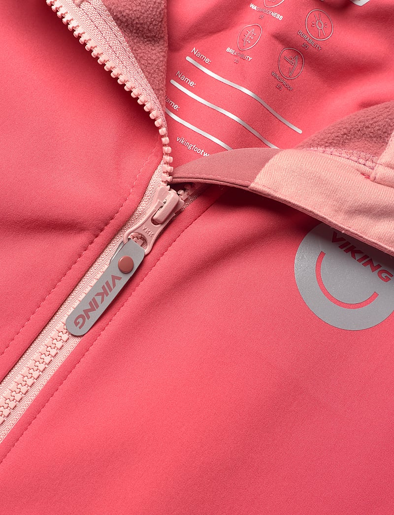 Viking - Play Softshell Playsuit - softshell kombinezoni - pink - 2