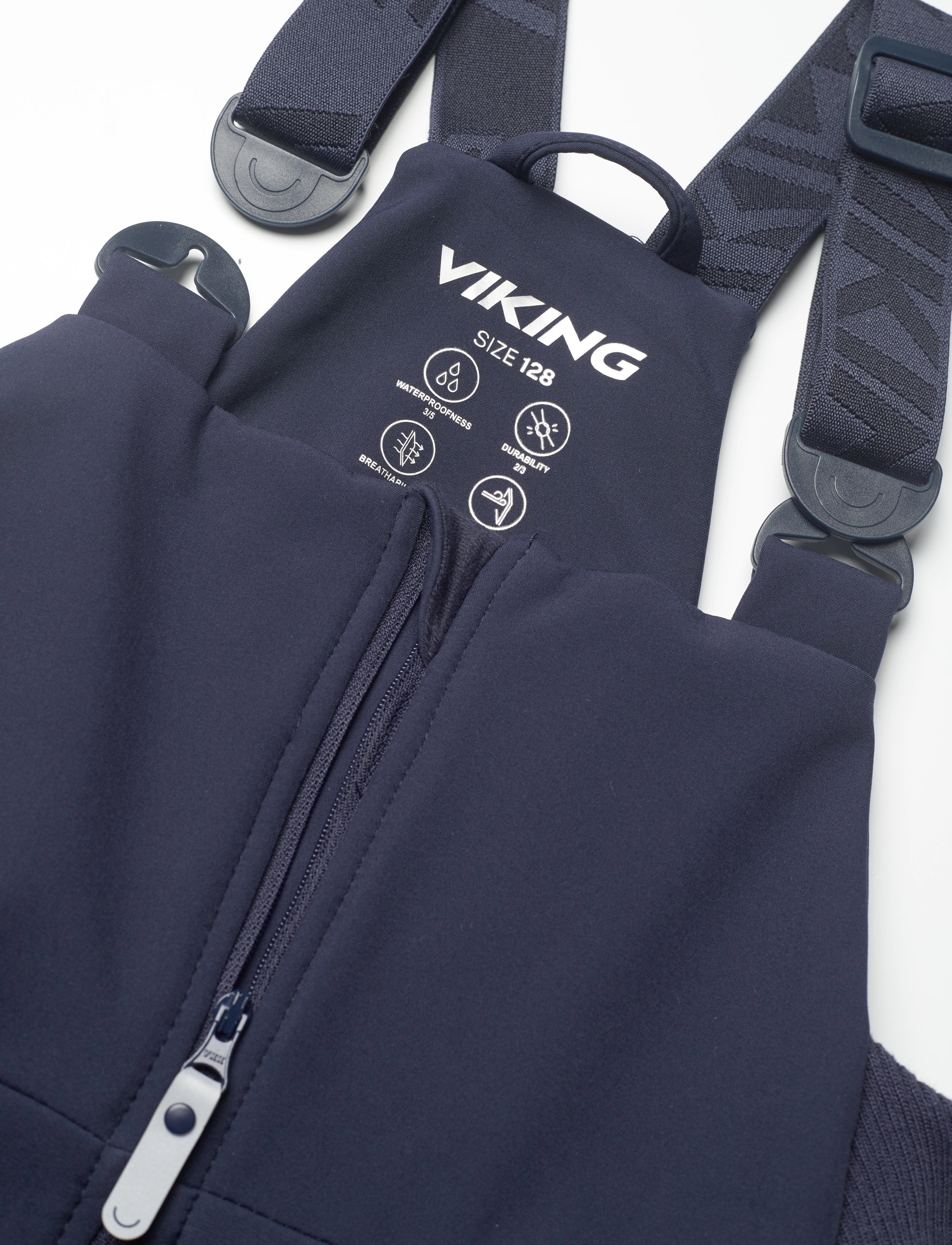 Viking - Play Softshell Bib Pants - skalbyxor - navy - 2