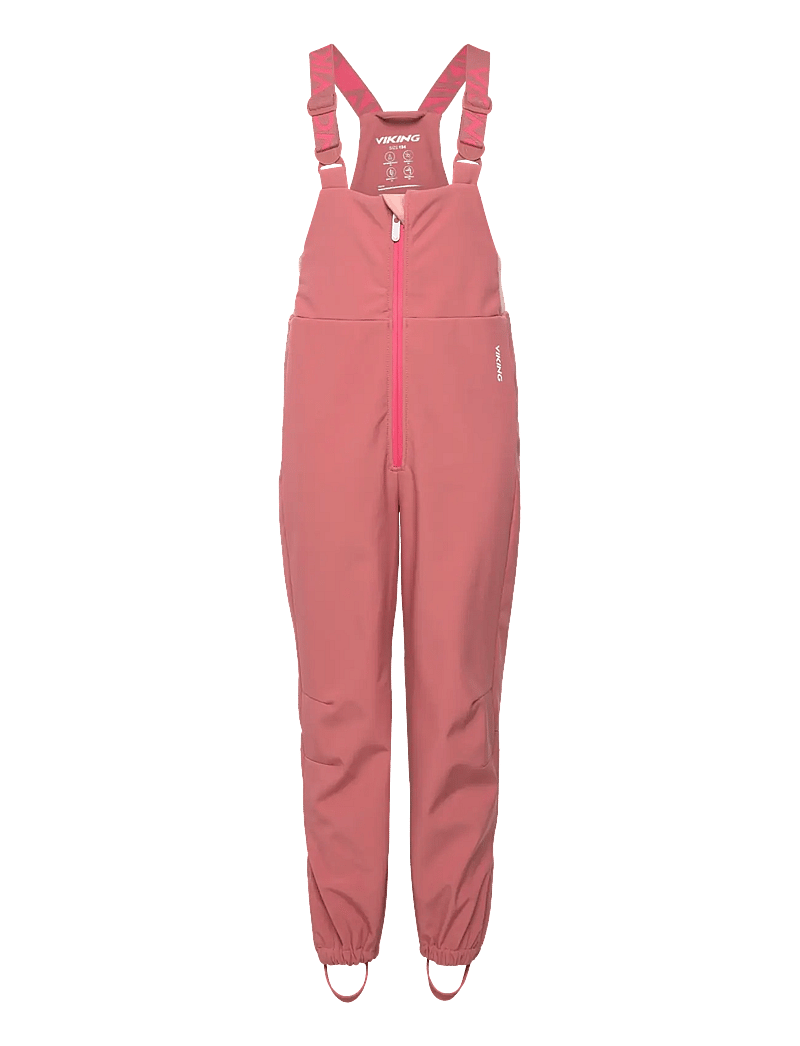 Viking - Play Softshell Bib Pants - softshell püksid - pink - 0