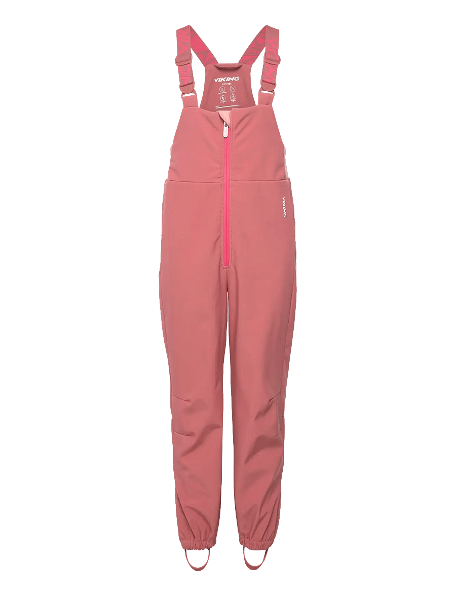 Viking - Play Softshell Bib Pants - softshell buxur - pink - 0