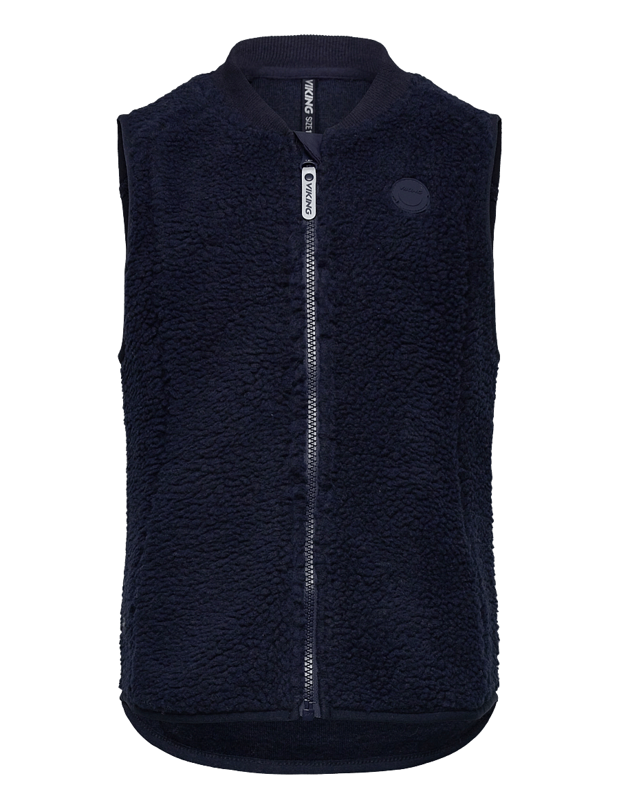Viking - Playtime Pile Midlayer Vest - overtøj - navy - 0
