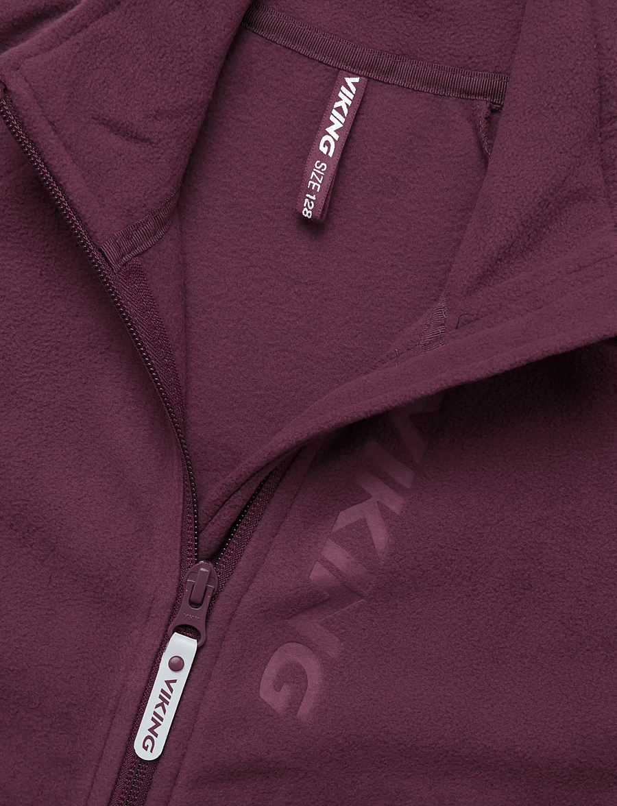 Viking - Playtime Fleece Jacket Warm - insulated jackets - plum - 2