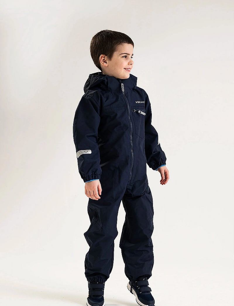 Viking - Fun Playsuit Spring Waterproof - regndragter - navy - 0