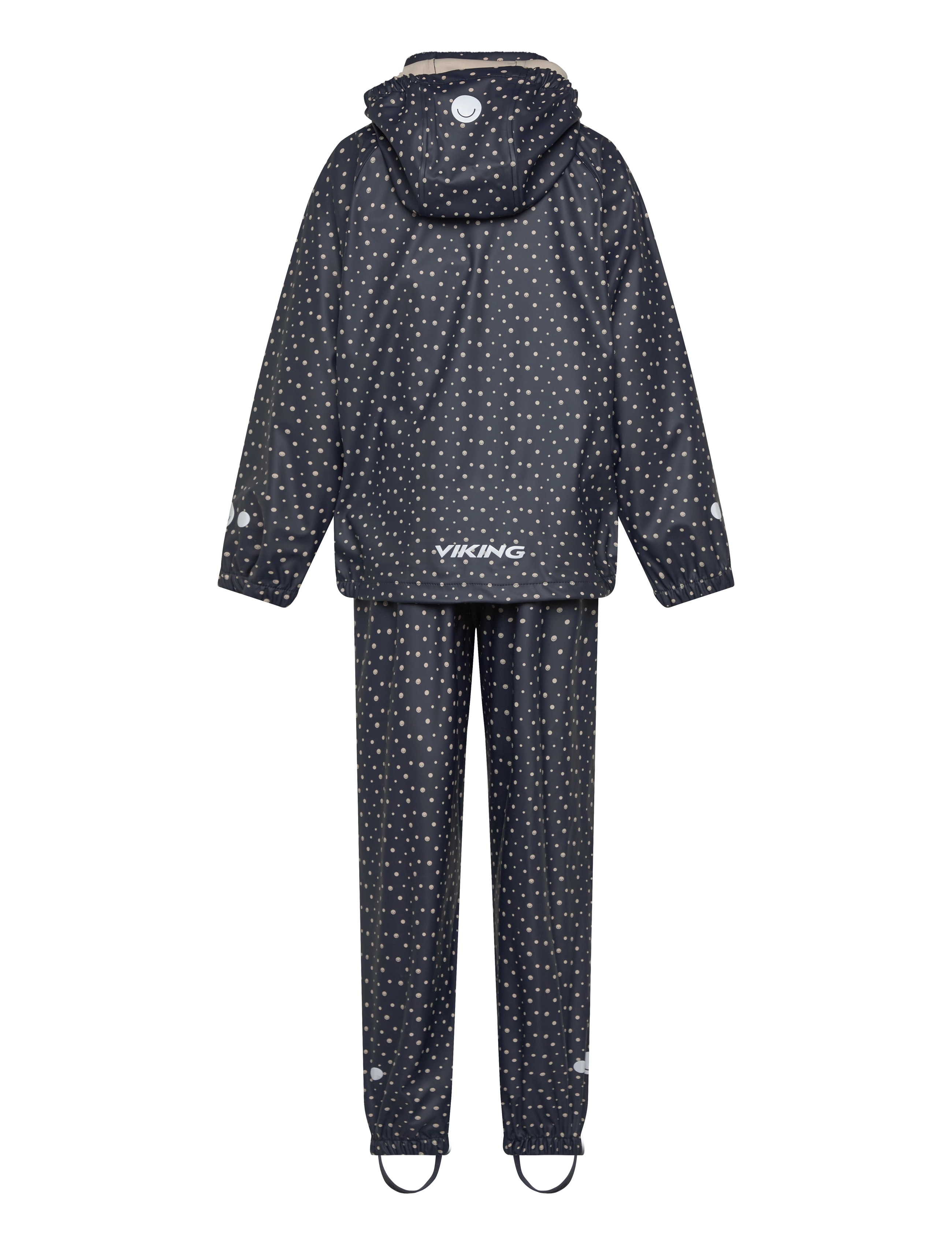 Viking - Jolly Print Rain Set - gode sommertilbud - navy - 1