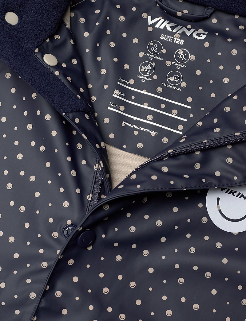 Viking - Jolly Print Rain Set - Õueriided - navy - 4
