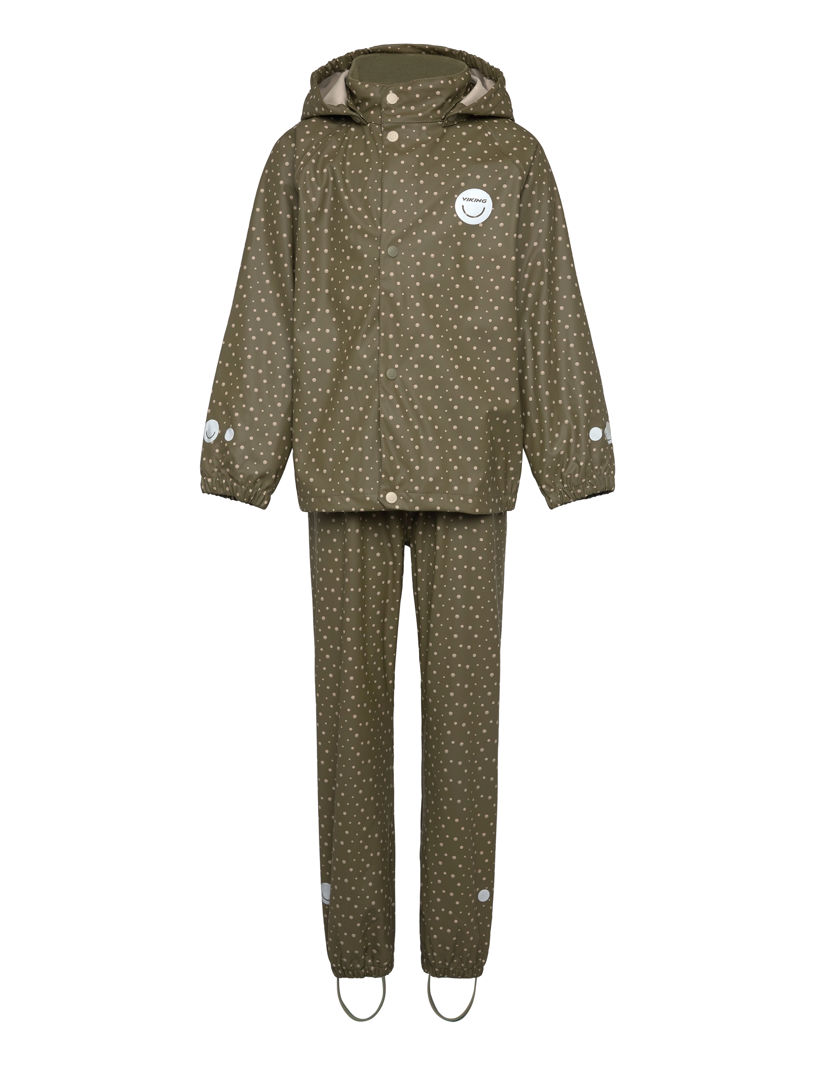 Jolly Print Rain Set - OLIVE