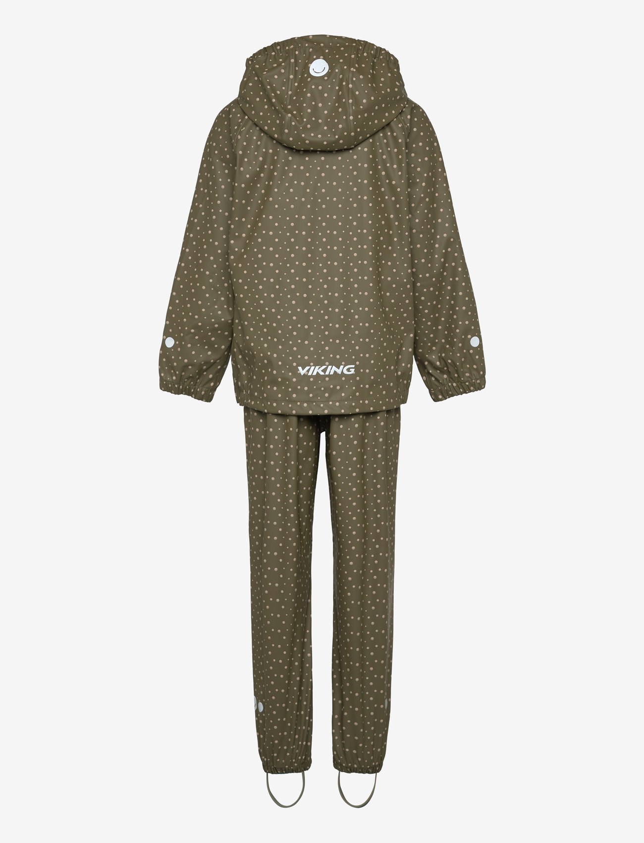 Viking - Jolly Print Rain Set - overtøj - olive - 1