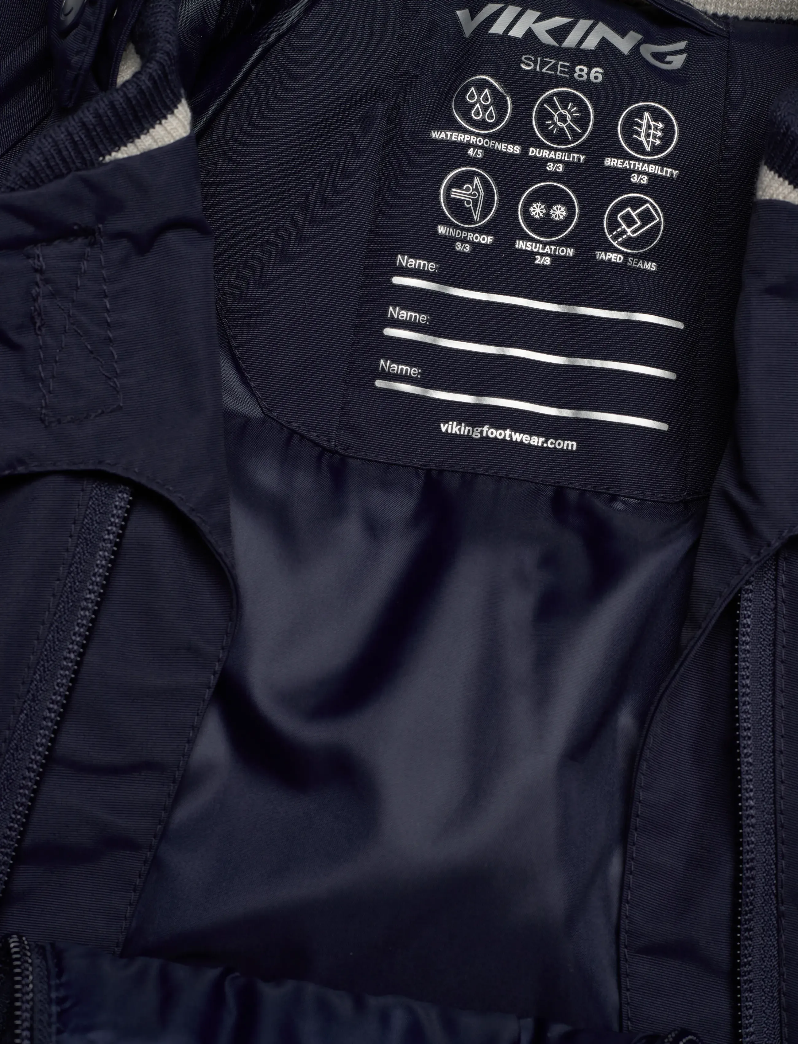 Viking - Alv Winter Playsuit - sport - navy - 2