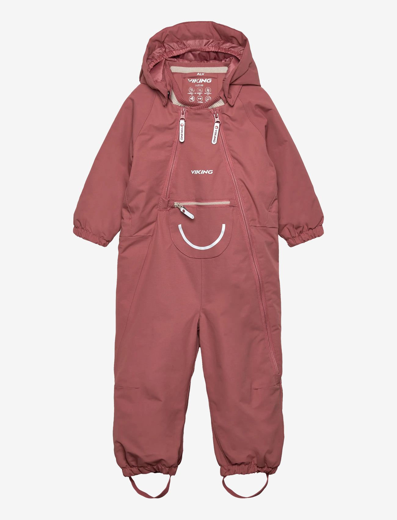 Viking - Alv Winter Playsuit - outerwear - pink - 0