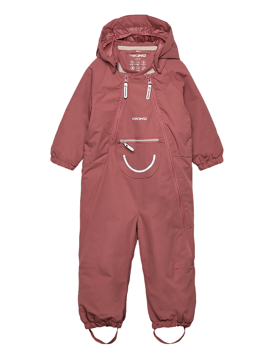 Viking - Alv Winter Playsuit - ytterkläder - pink - 0