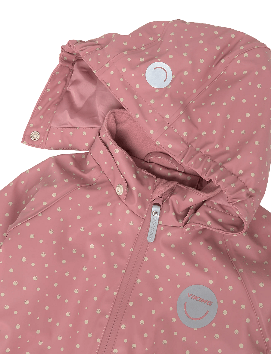 Viking - Jolly Insulated Rain Suit - regenschutzanzüge - pink - 2