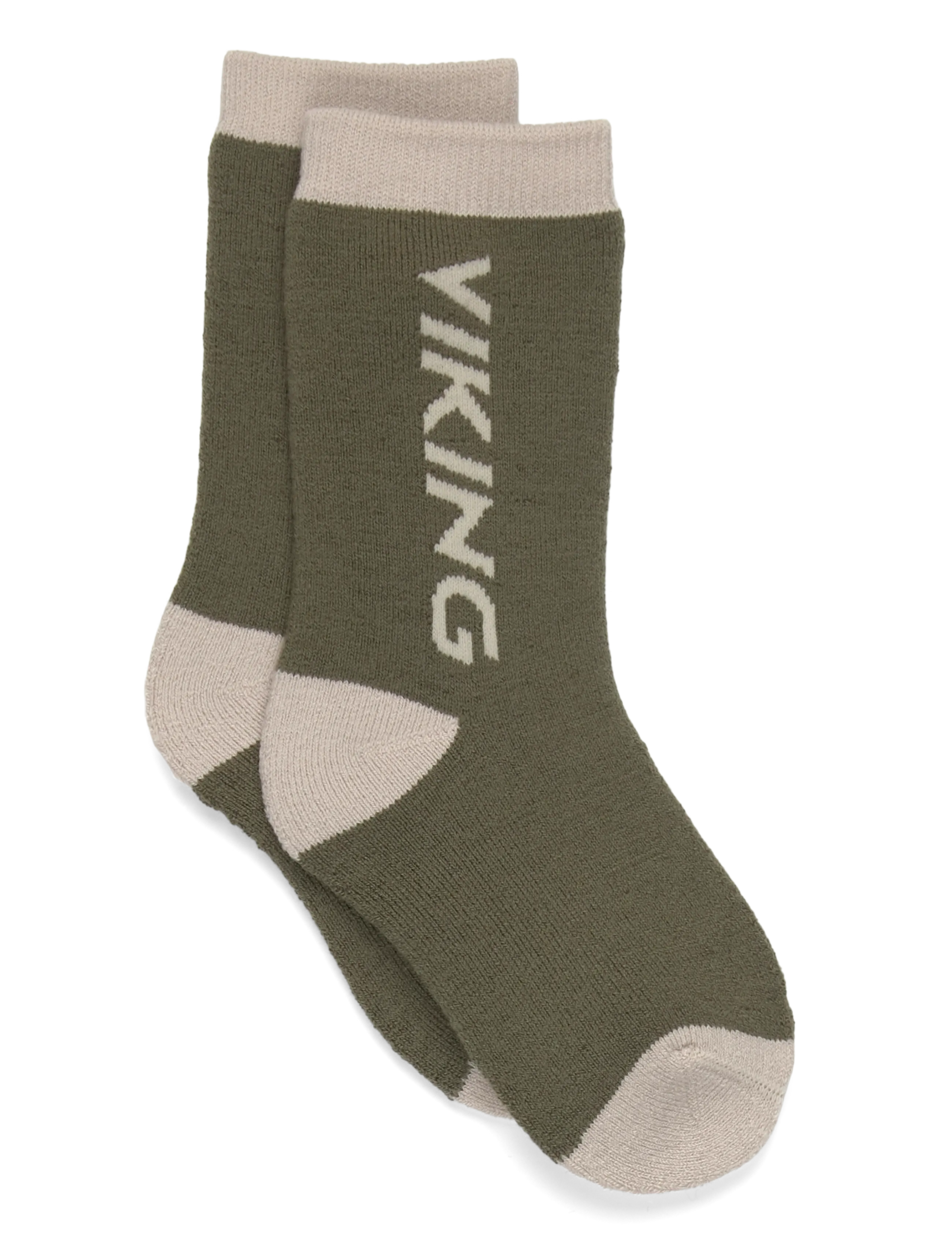 Viking Play Wool Thermo Socks - Viking - OLIVE / khaki/green