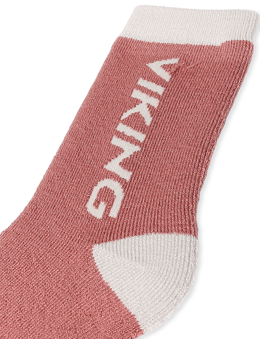 Viking - Play Wool Thermo Socks - bebisstrumpor - pink - 2