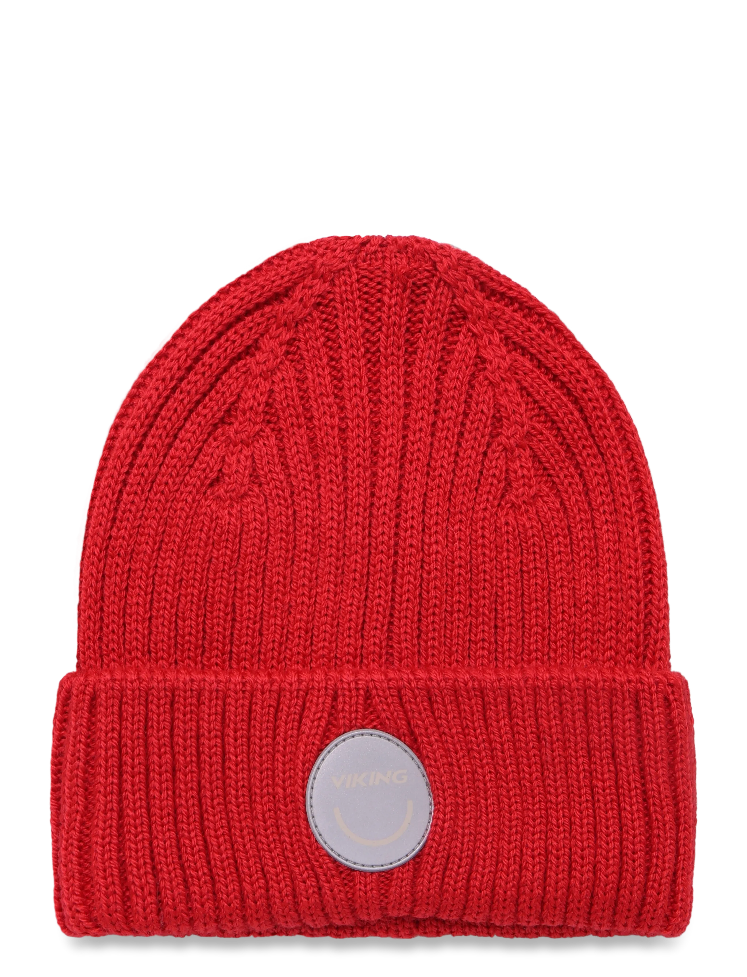 Viking Play Wool Rib Beanie - Beanies - RED / red