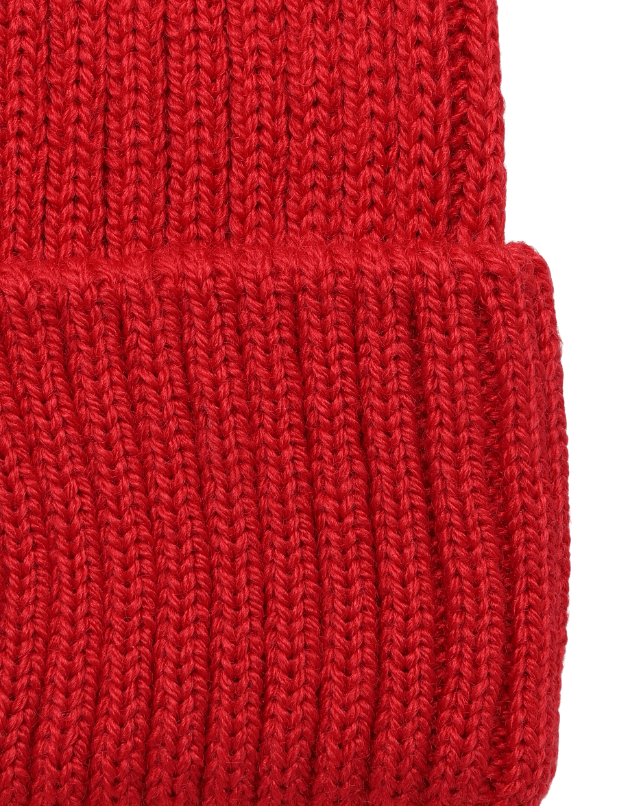 Viking - Play Wool Rib Beanie - beanies - red - 2