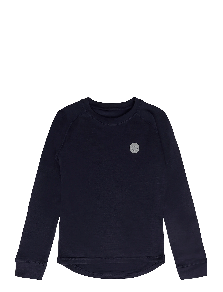 Viking - Soft Baselayer Merino Top - funktionsunterwäsche - oberteile - navy - 0