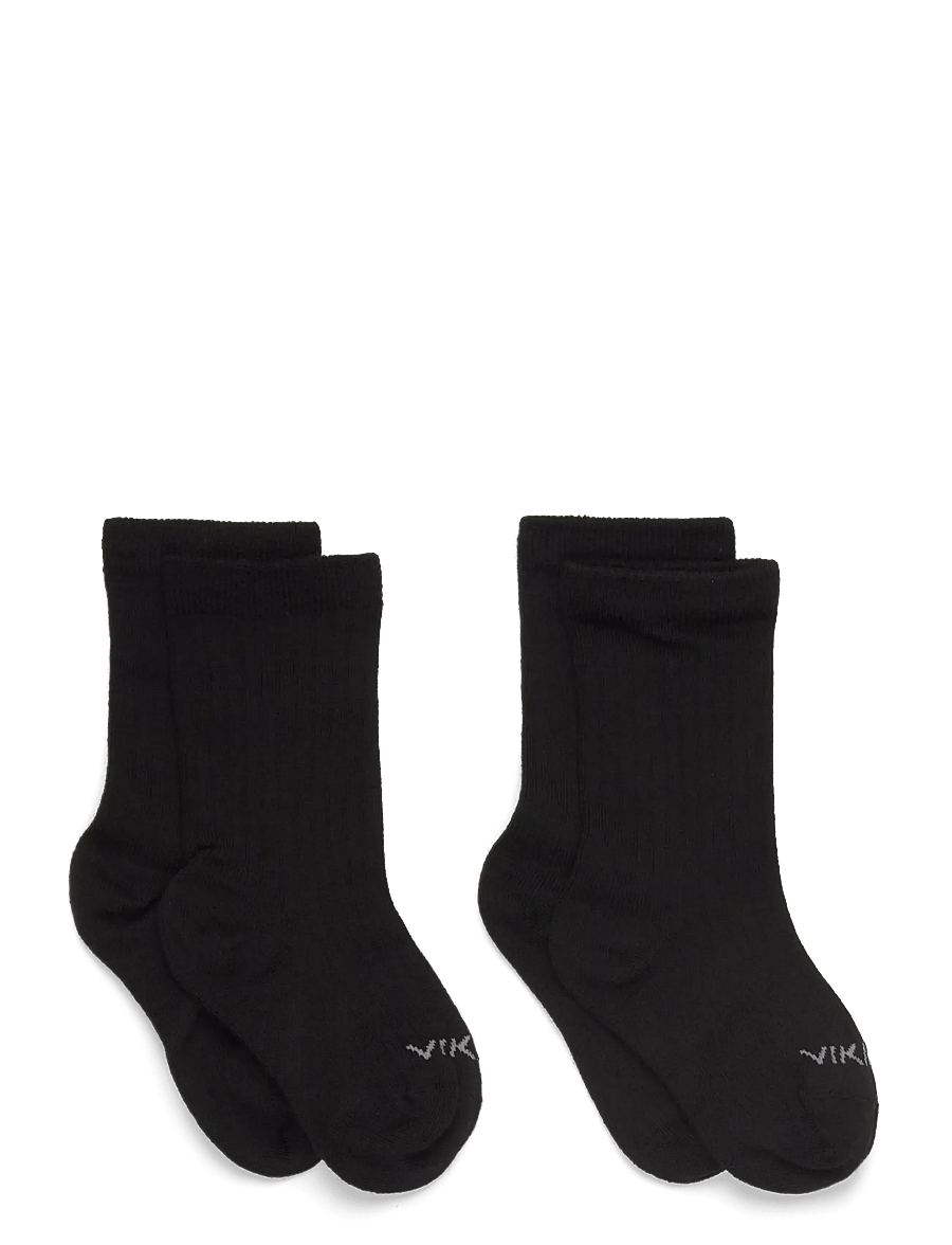 Viking - Toasty 2 Pack Wool Socks - strümpfe - black - 0