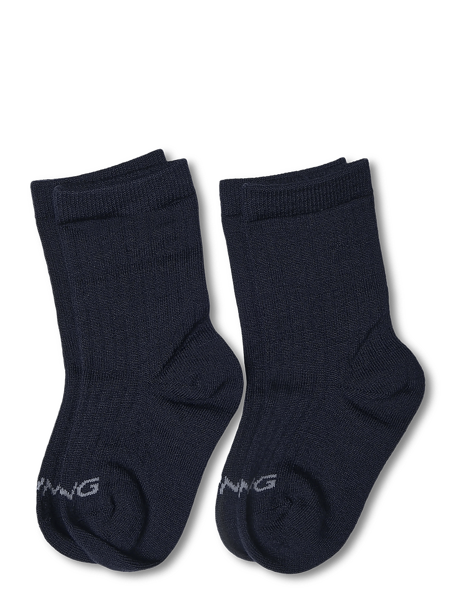 Viking - Toasty 2 Pack Wool Socks - strømper - navy/navy - 0