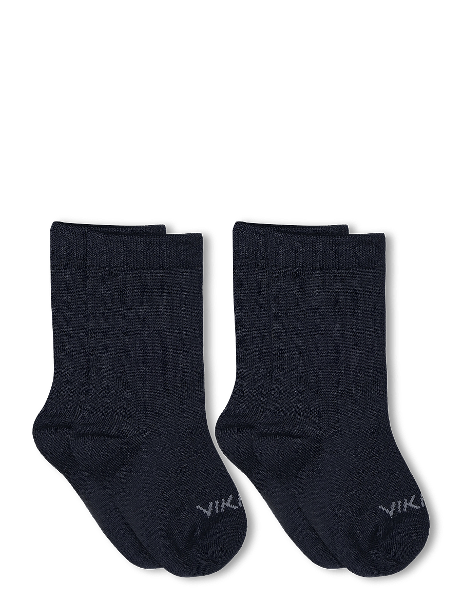 Viking - Toasty 2 Pack Wool Socks - strømper - navy/navy - 1