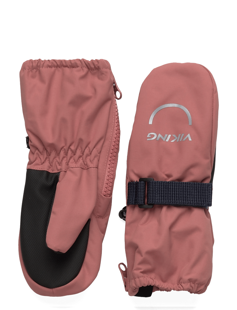Viking - Alv Winter Mittens - kindad - pink - 0