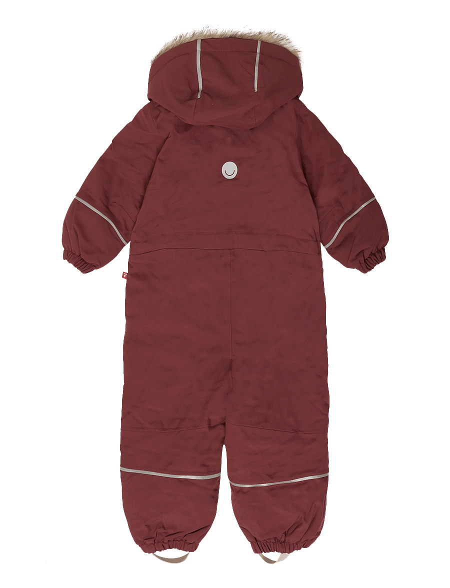 Viking - Play Winter Playsuit Thermal - termokombinesoonid - wine - 1