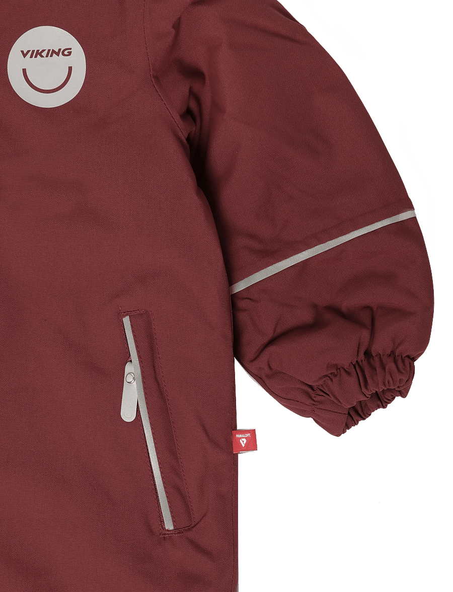 Viking - Play Winter Playsuit Thermal - termokombinesoonid - wine - 4