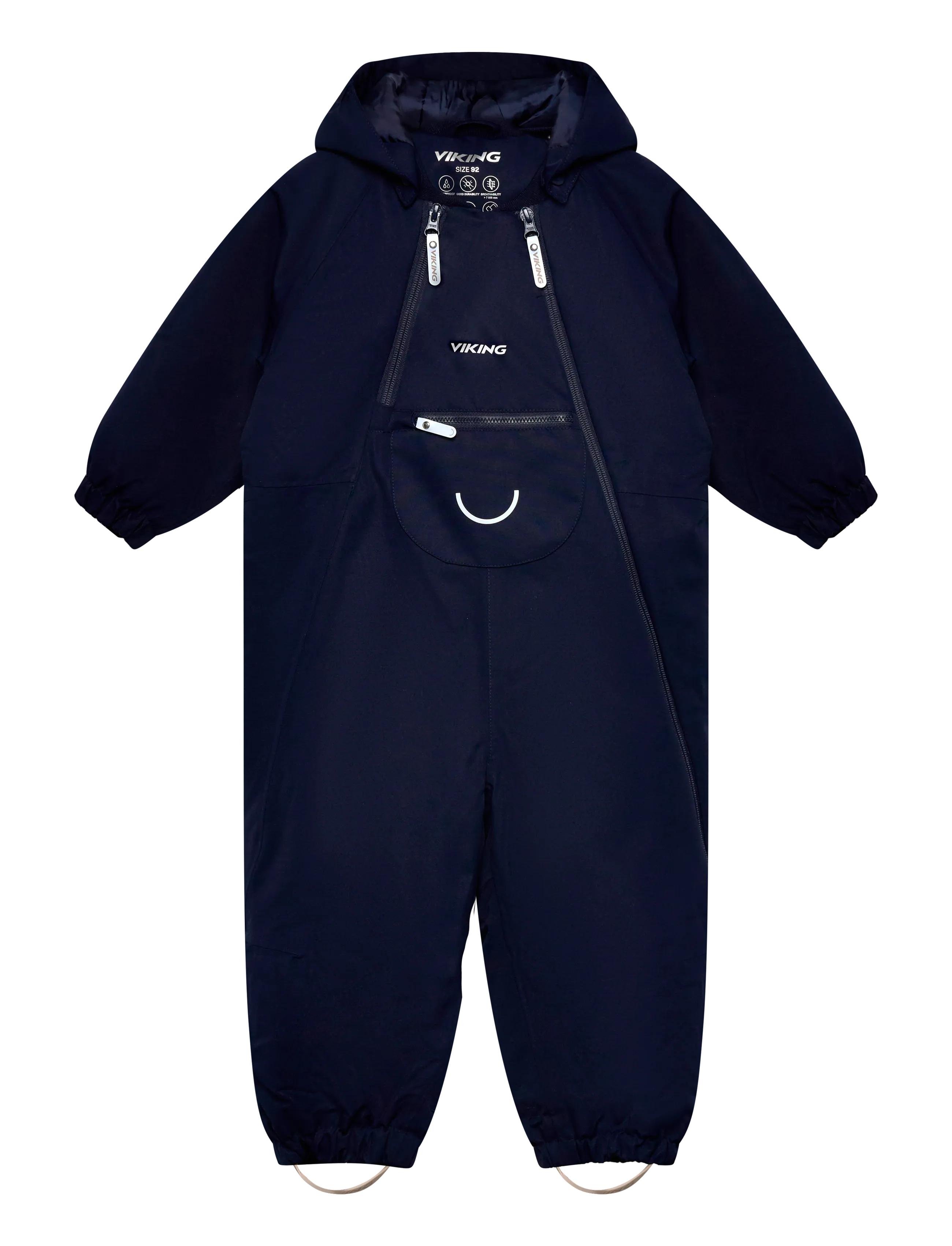 Viking - Alv Winter Insulated Playsuit - outdoor - navy - 1