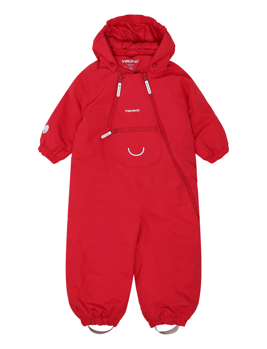 Viking - Alv Winter Insulated Playsuit - outdoor - red - 0