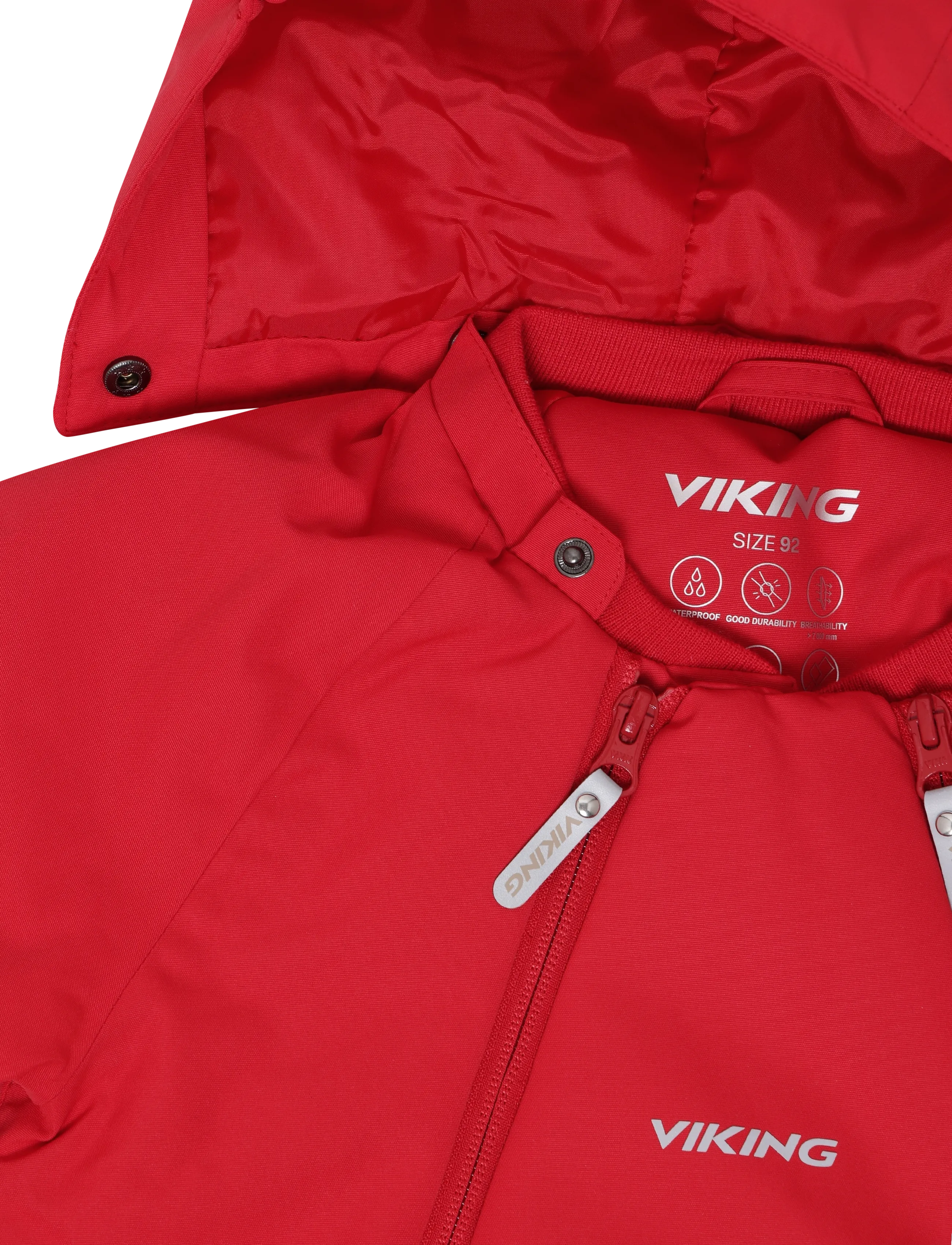 Viking - Alv Winter Insulated Playsuit - termokombinesoonid - red - 2