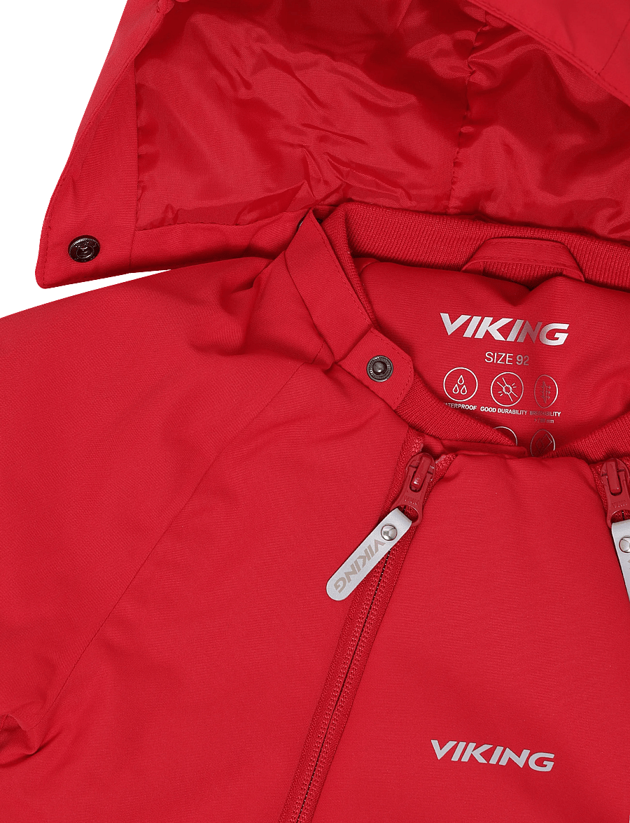 Viking - Alv Winter Insulated Playsuit - outdoor - red - 2