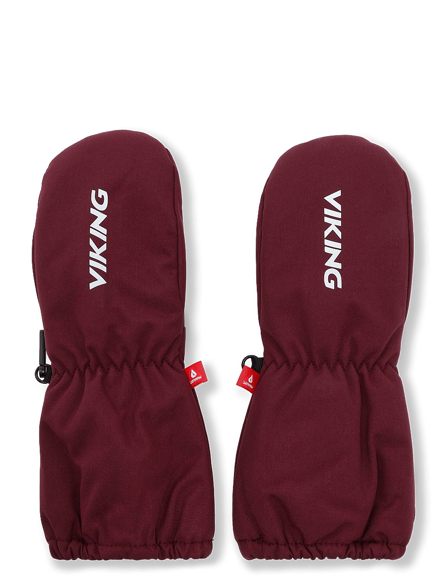 Viking - Expower Insulated Mittens - kindad - plum - 0