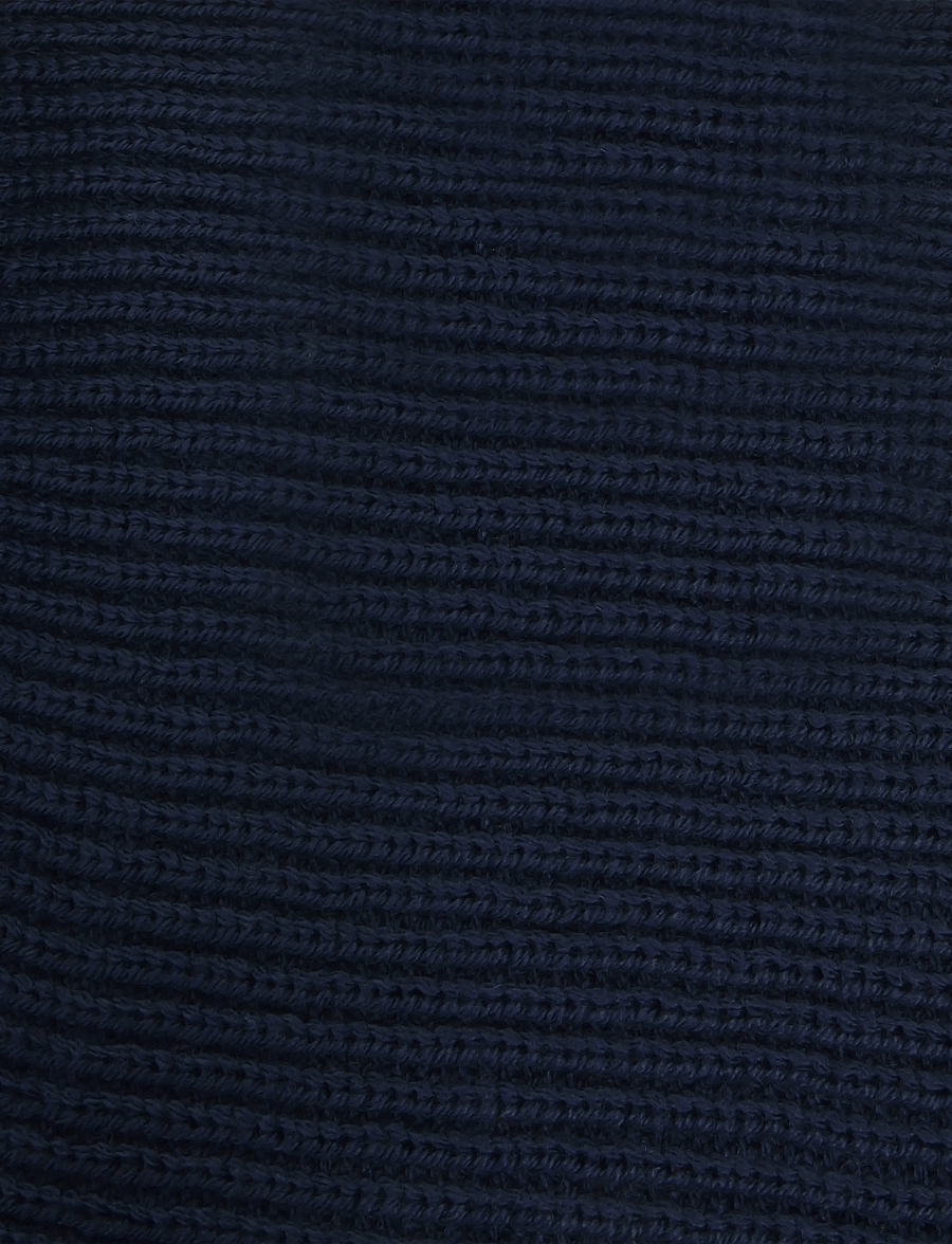 Viking - Toasty Wool Rib Neck - kaelussallid - navy - 2