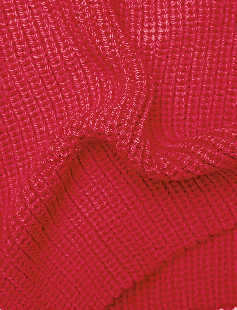 Viking - Toasty Wool Rib Neck - halsvärmare - red - 2