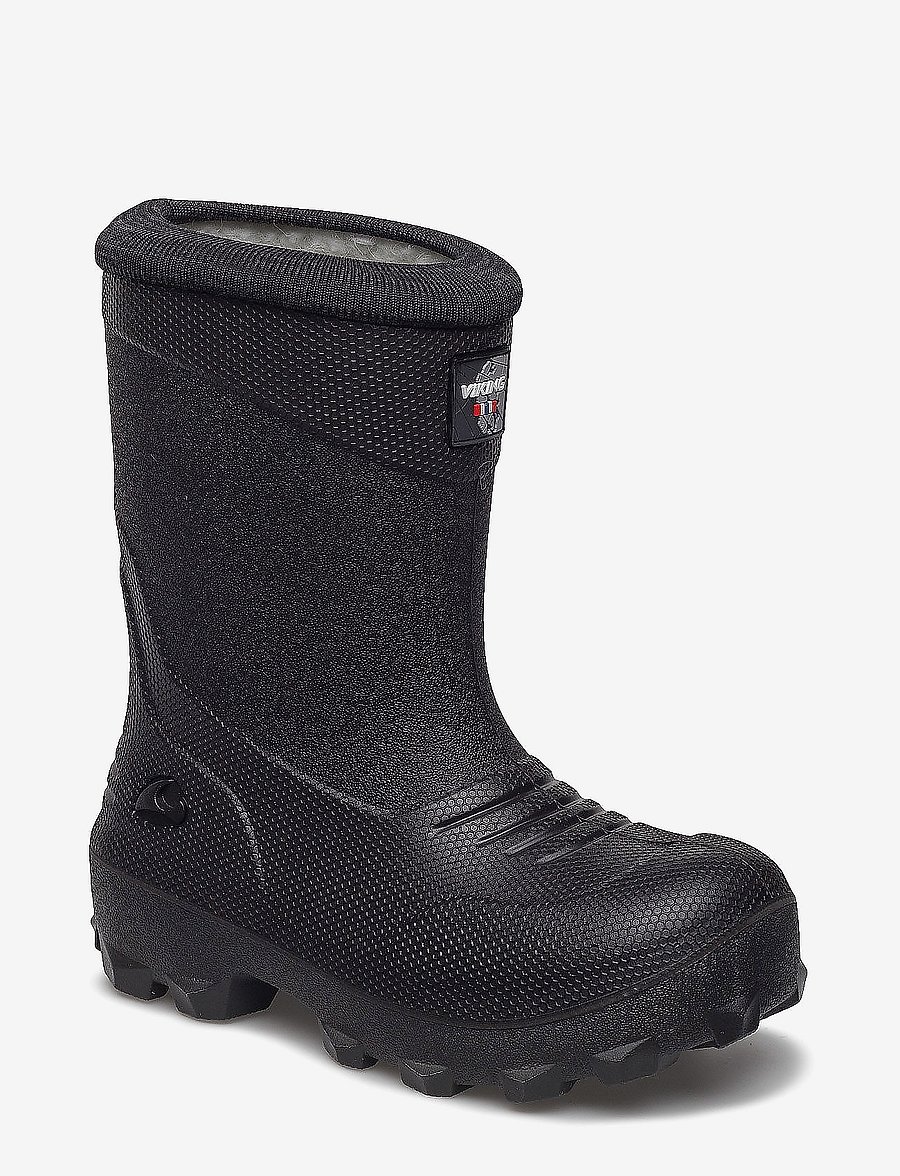 Viking - Frost Fighter Warm - fodrade gummistövlar - black/grey - 0