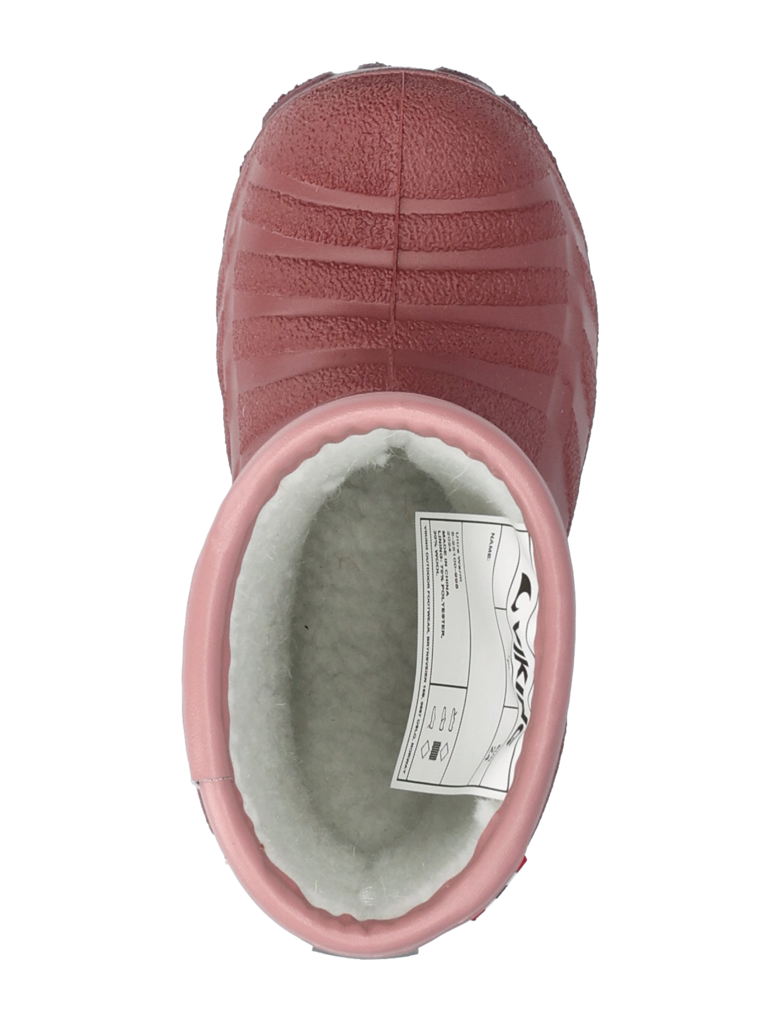 Viking - Ultra Warm - gummistøvler med for - pink/light pink - 3