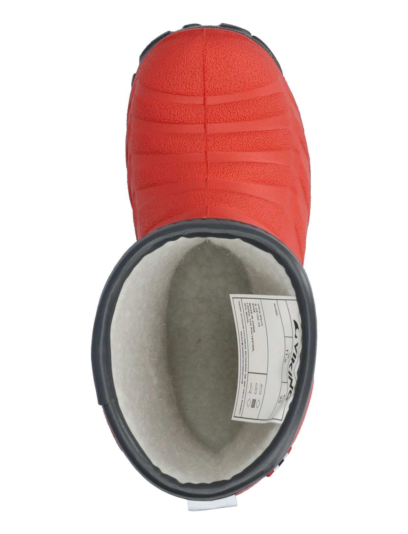 Viking - Ultra Warm - gummistøvler med for - red - 3