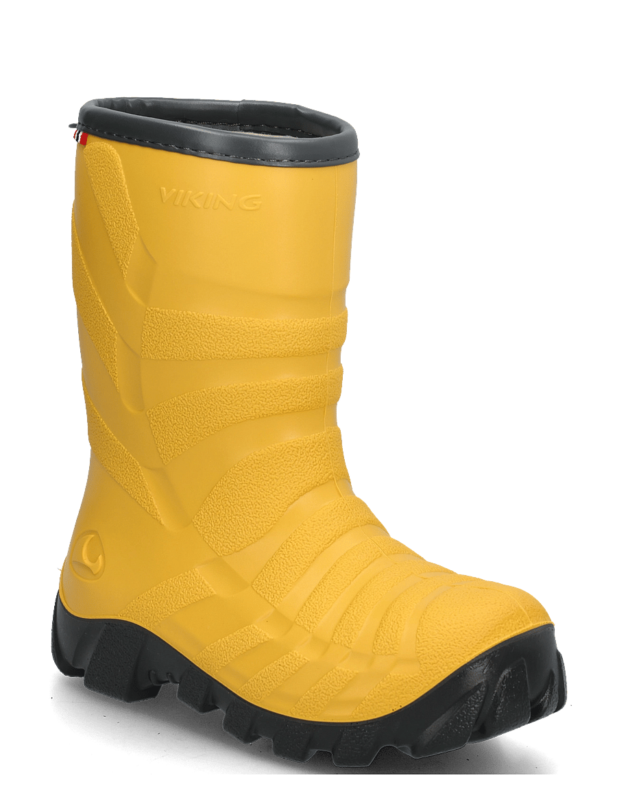 Viking - Ultra Warm - gummistøvler med for - yellow - 0