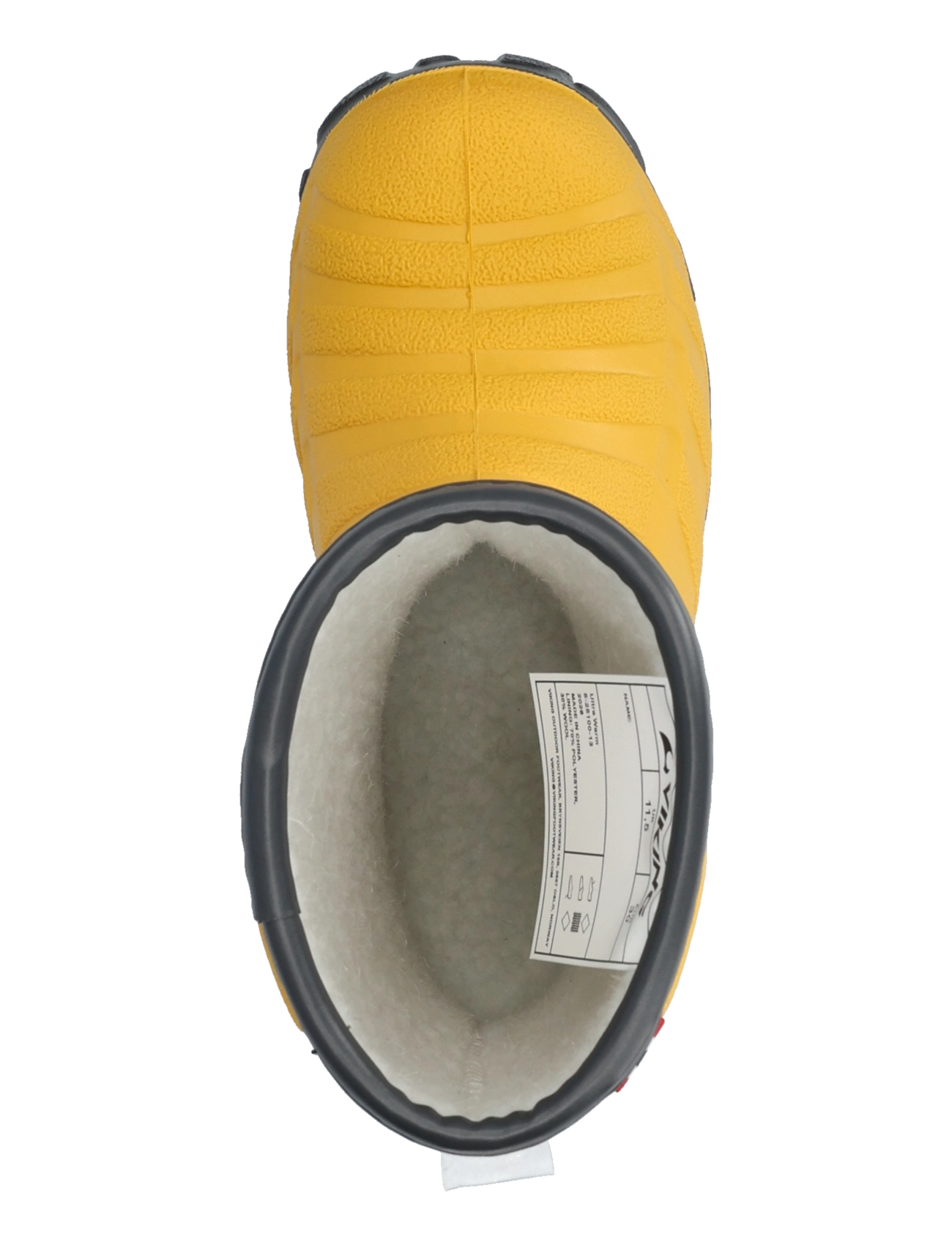 Viking - Ultra Warm - gummistøvler med for - yellow - 3