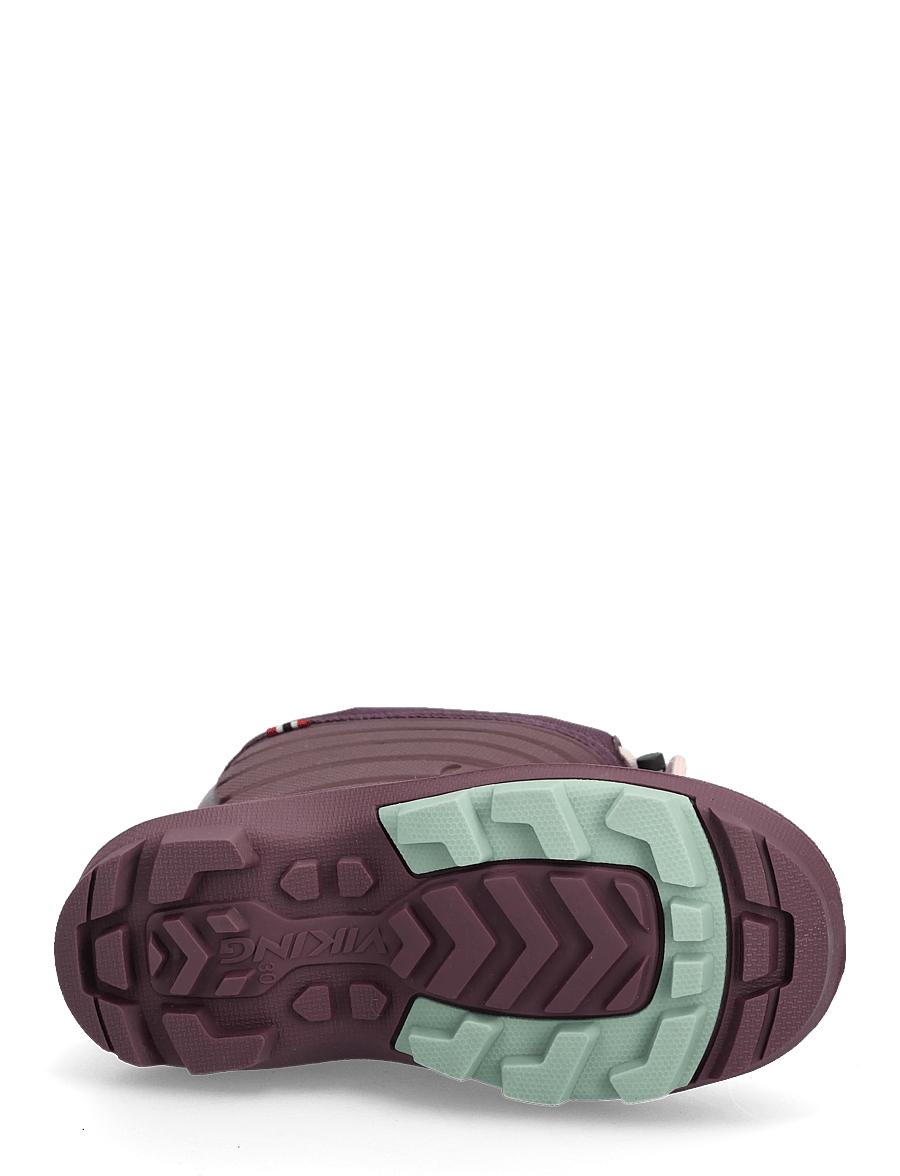 Viking - Extreme Warm - gefütterte gummistiefel - plum - 4