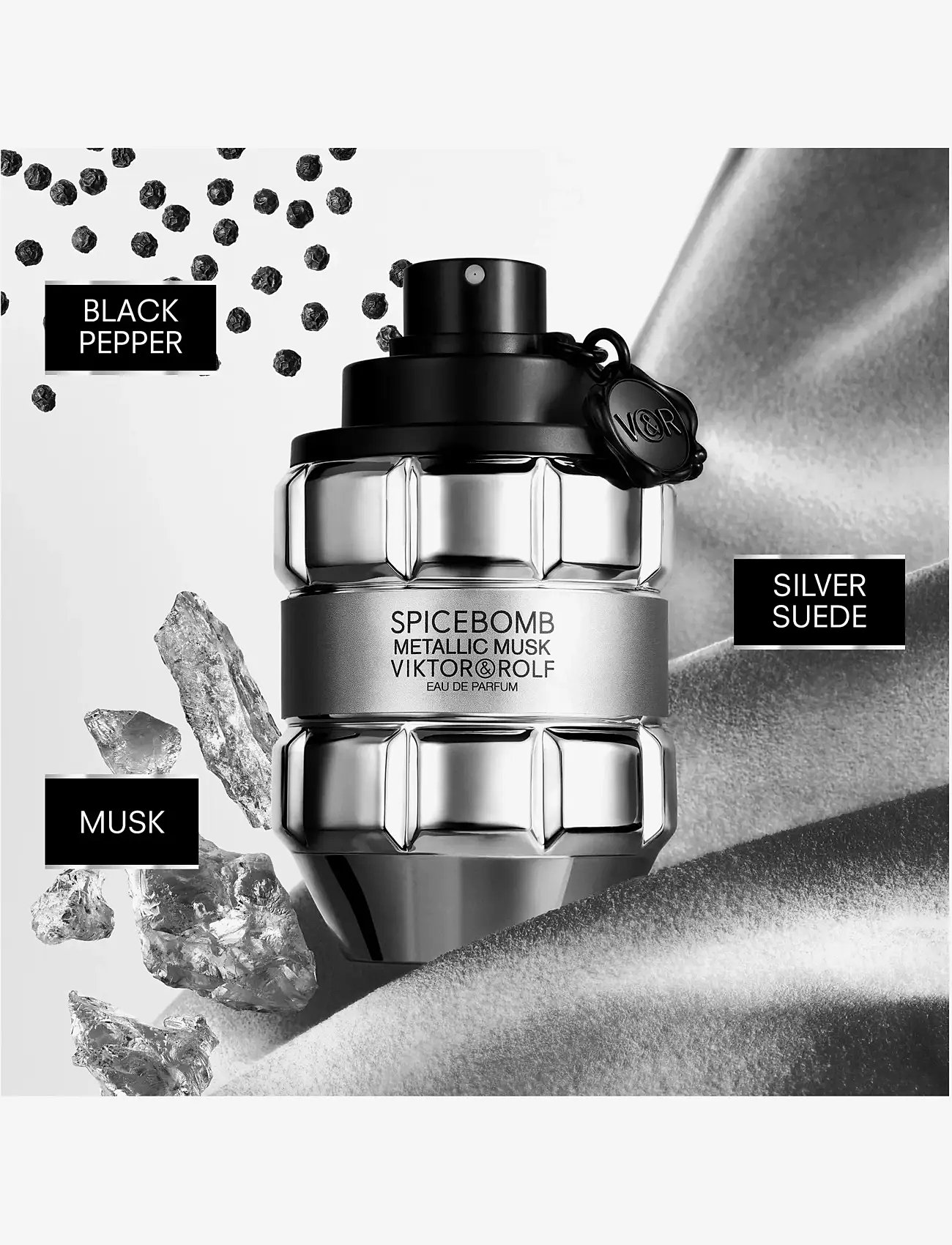 Viktor & Rolf - Spicebomb Metallic Musk Eau de parfum - til ham  - clear - 3