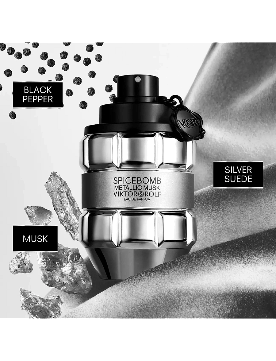 Viktor & Rolf - Spicebomb Metallic Musk Eau de parfum - meestele - clear - 3
