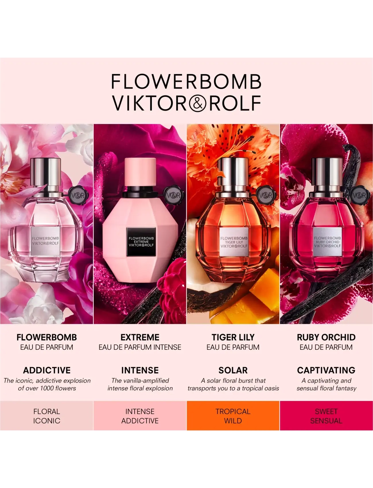 Viktor & Rolf - Flowerbomb Eau de parfum 30.00 ML - till henne  - clear - 5